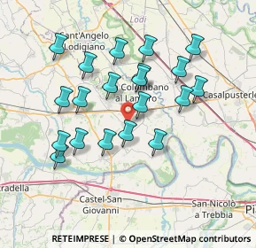 Mappa Via Casottina, 27013 Chignolo Po PV, Italia (6.7955)