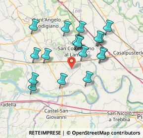 Mappa Via Casottina, 27013 Chignolo Po PV, Italia (6.85889)