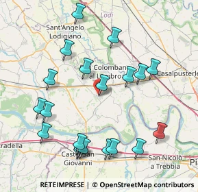 Mappa Via Casottina, 27013 Chignolo Po PV, Italia (8.7665)