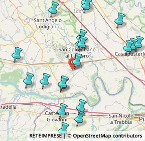 Mappa Via Casottina, 27013 Chignolo Po PV, Italia (9.648)