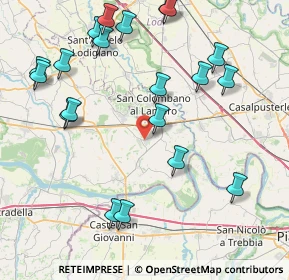Mappa Via Casottina, 27013 Chignolo Po PV, Italia (9.698)