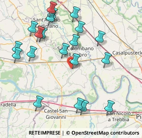 Mappa Via Casottina, 27013 Chignolo Po PV, Italia (9.1485)