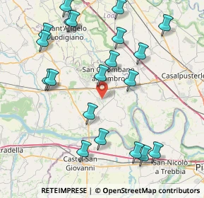 Mappa Via Casottina, 27013 Chignolo Po PV, Italia (9.321)