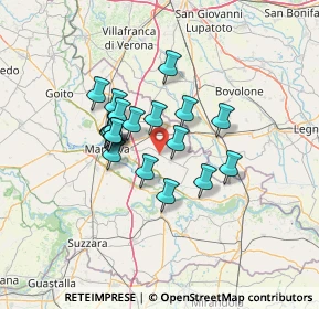 Mappa Piazza Martiri di Belfiore, 46037 Roncoferraro MN, Italia (9.9285)