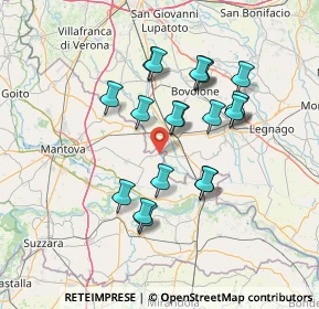 Mappa Via Tione, 46039 Villimpenta MN, Italia (12.59)