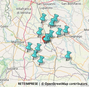 Mappa Via Tione, 46039 Villimpenta MN, Italia (10.58857)