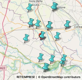 Mappa Via Tione, 46039 Villimpenta MN, Italia (8.049)