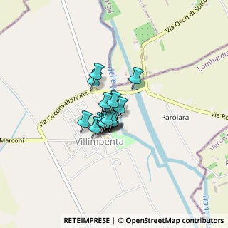 Mappa Via Tione, 46039 Villimpenta MN, Italia (0.21364)