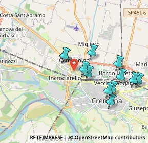 Mappa Via Castelnuovo, 26100 Cremona CR, Italia (1.85)