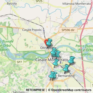 Mappa Via Sergio Morello, 15033 Casale Monferrato AL, Italia (2.03917)