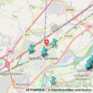 Mappa Via Colle dell'Assietta, 10036 Settimo Torinese TO, Italia (3.10923)