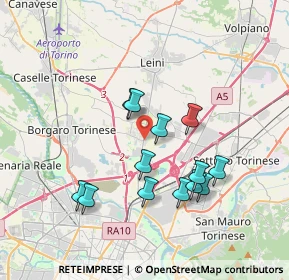 Mappa Via G. Verdi, 10079 Mappano TO, Italia (3.33846)