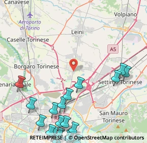 Mappa Via G. Verdi, 10079 Mappano TO, Italia (6.348)