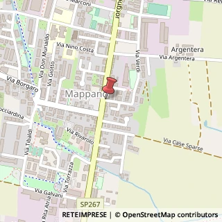 Mappa Via Verdi, 4B, 10072 Caselle Torinese, Torino (Piemonte)