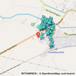 Mappa Via Borgo Cristo, 46014 Castellucchio MN, Italia (0.34231)