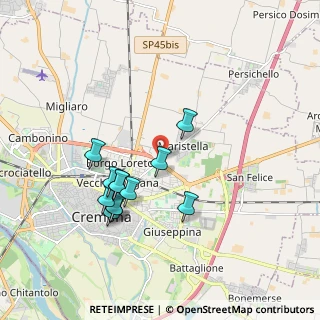 Mappa Via Persico, 26100 Cremona CR, Italia (1.71167)
