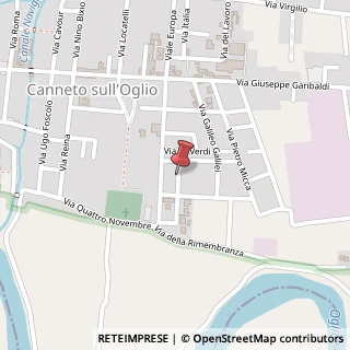 Mappa Via Cristoforo Colombo,  9, 41013 Canneto sull'Oglio, Mantova (Lombardia)