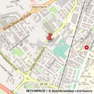 Mappa Via Vivenza Franklin, 52, 46100 Mantova, Mantova (Lombardia)