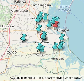 Mappa Via dell' Artigianato, 30014 Cavarzere VE, Italia (10.8585)