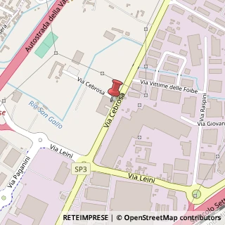 Mappa Strada della Cebrosa, 93, 10036 Settimo Torinese, Torino (Piemonte)