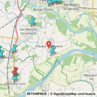 Mappa SP 64, 27020 Travacò Siccomario PV, Italia (3.64364)