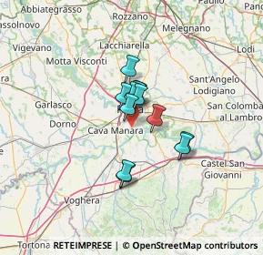 Mappa Strada Provinciale, 27020 Travacò Siccomario PV, Italia (7.985)