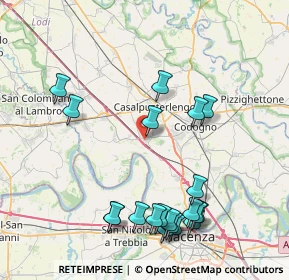 Mappa Via Autostrada del Sole, 26867 Somaglia LO, Italia (9.2815)