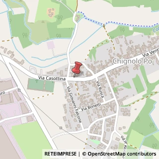 Mappa Via Casottina, 32, 27013 Chignolo Po, Pavia (Lombardia)