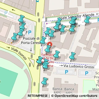 Mappa Piazza Cesare Mozzarelli, 46100 Mantova MN, Italia (0.072)