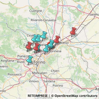 Mappa Via Montoso, 10036 Settimo Torinese TO, Italia (9.83385)