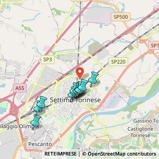 Mappa Via Montoso, 10036 Settimo Torinese TO, Italia (1.58167)
