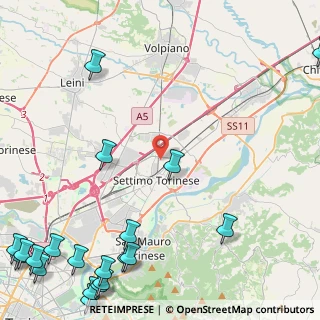 Mappa Via Montoso, 10036 Settimo Torinese TO, Italia (7.5265)