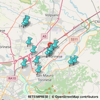 Mappa Via Montoso, 10036 Settimo Torinese TO, Italia (3.77643)