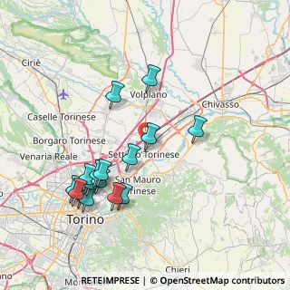 Mappa Via Montoso, 10036 Settimo Torinese TO, Italia (8.01176)