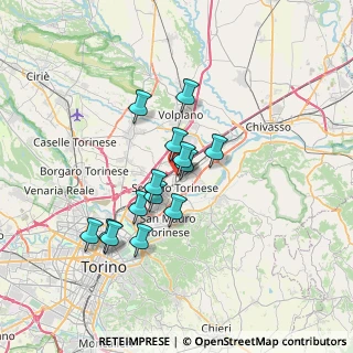 Mappa Via Montoso, 10036 Settimo Torinese TO, Italia (5.65429)