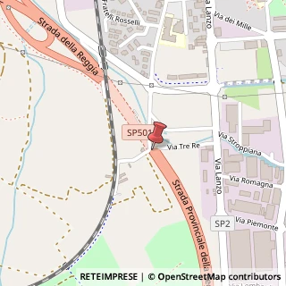 Mappa Via 3 Re,  1, 10071 Borgaro Torinese, Torino (Piemonte)