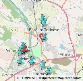 Mappa Via Lanzo, 10041 Borgaro Torinese TO, Italia (2.745)