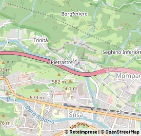Mappa Frazione Pietrastretta, 10059 Susa TO, Italia (0.39231)