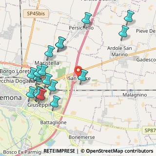 Mappa Via S. Felice, 26100 San Felice CR, Italia (2.35333)