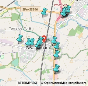 Mappa Via G. Marconi, 27051 Cava Manara PV, Italia (0.996)