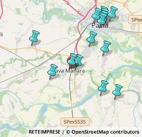 Mappa Via G. Marconi, 27051 Cava Manara PV, Italia (4.052)