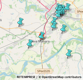 Mappa Via G. Marconi, 27051 Cava Manara PV, Italia (4.84222)