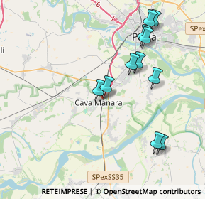 Mappa Via G. Marconi, 27051 Cava Manara PV, Italia (4.00273)