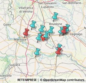 Mappa Via Iº Maggio, 46039 Villimpenta MN, Italia (11.39)