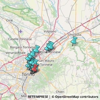 Mappa Via Rantano, 10036 Settimo Torinese TO, Italia (7.9865)