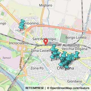 Mappa Via Crema, 26100 Cremona CR, Italia (1.1815)