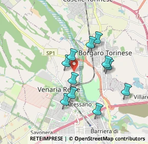 Mappa Via Zulian, 10078 Venaria Reale TO, Italia (1.58545)