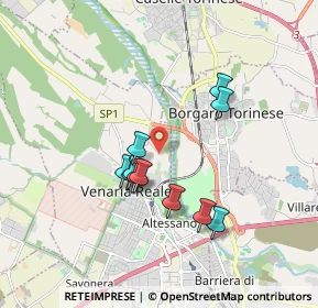 Mappa Via Zulian, 10078 Venaria Reale TO, Italia (1.49091)