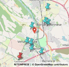 Mappa Via Zulian, 10078 Venaria Reale TO, Italia (2.54846)