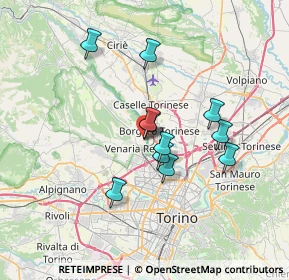 Mappa Via Zulian, 10078 Venaria Reale TO, Italia (5.68273)